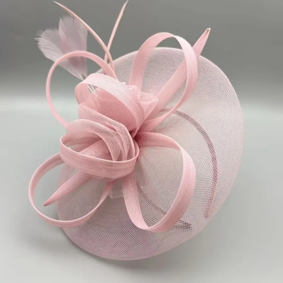 ?NEW! Elegant Pink Kentucky Derby Hat main image 5